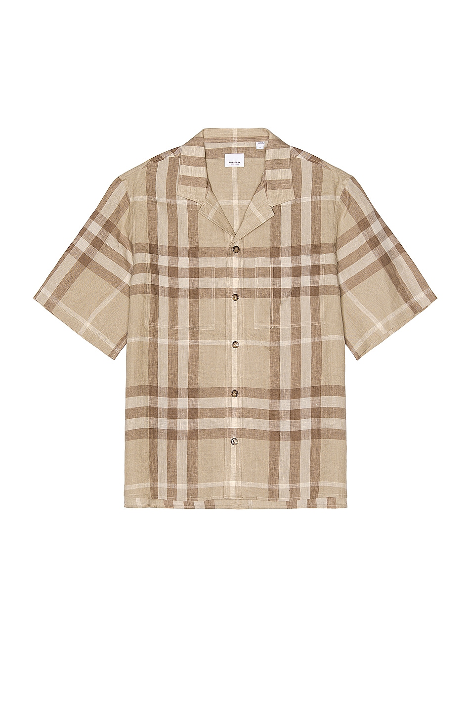 Image 1 of Burberry Raymond Shirt in Soft Fawn
