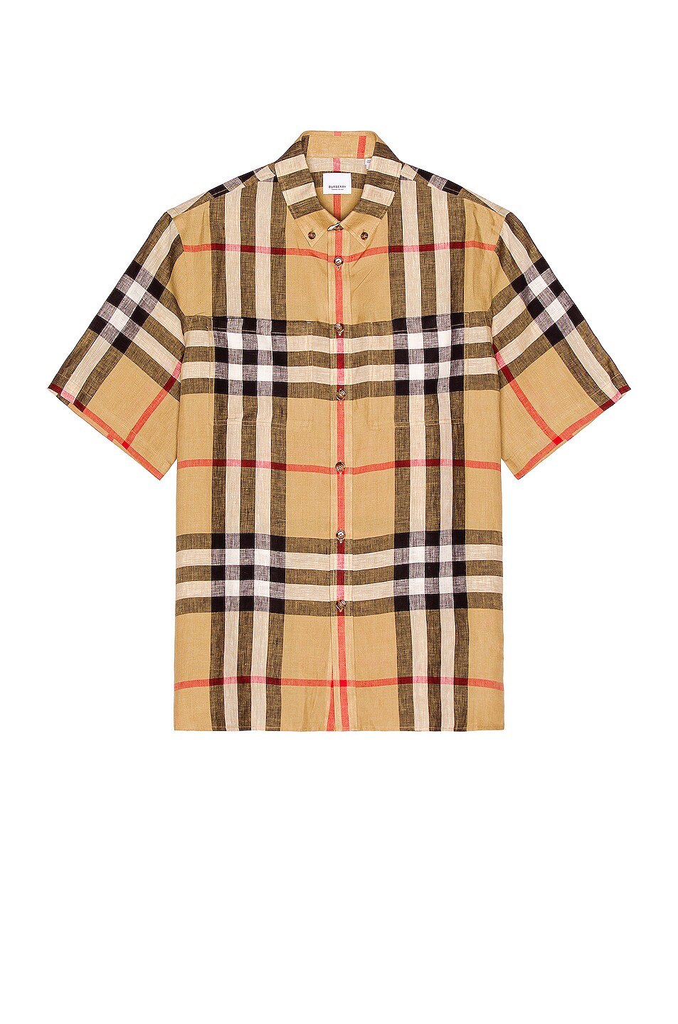 Image 1 of Burberry Thaxted Shirt in Archive Beige