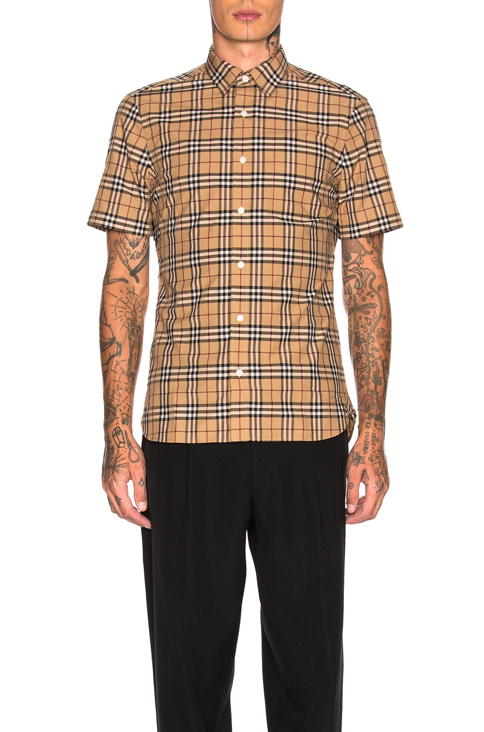 Image 1 of Burberry Alexander Shirt in Camel