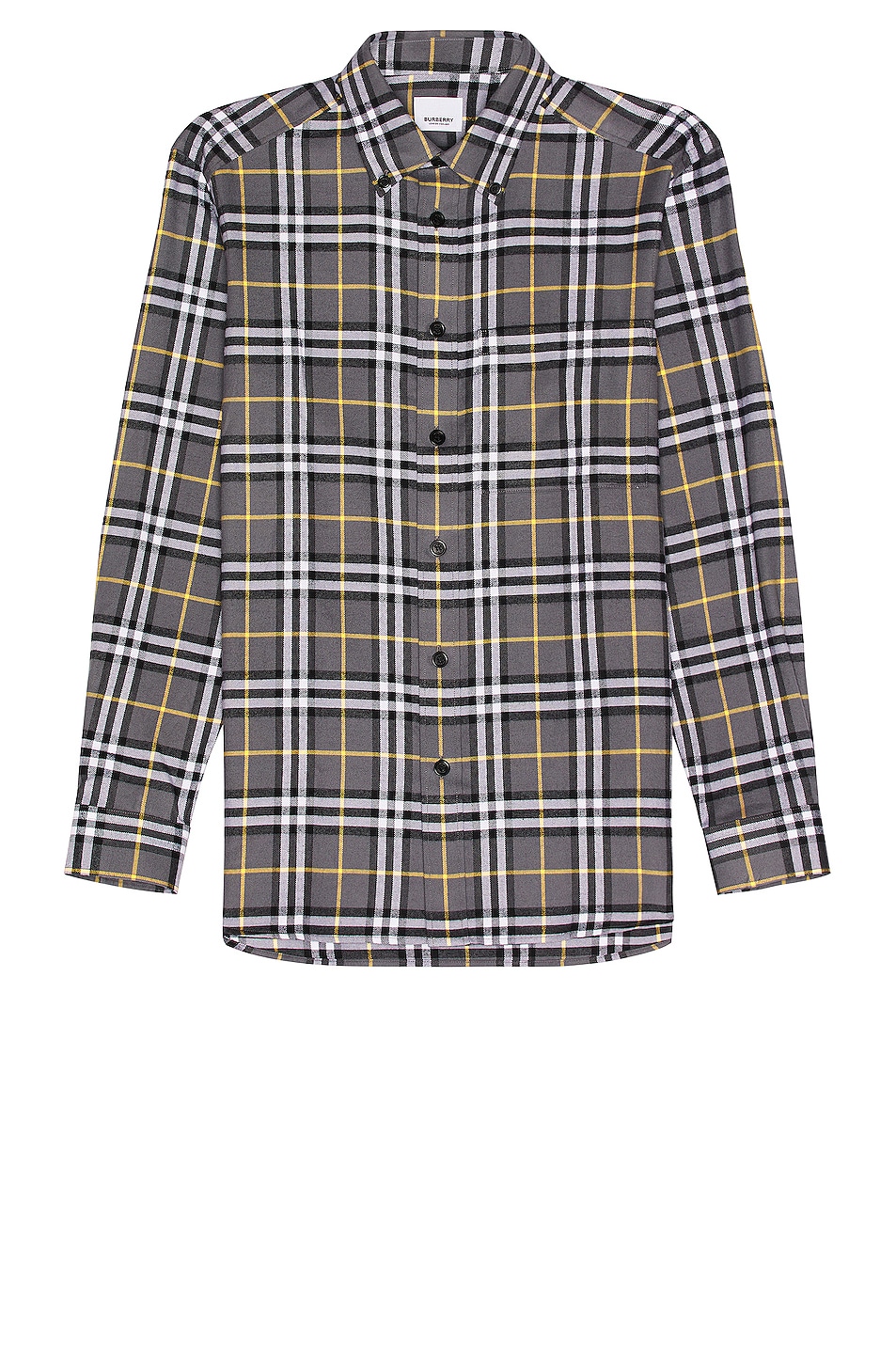 Image 1 of Burberry Castmoore Shirt in Storm Grey Check