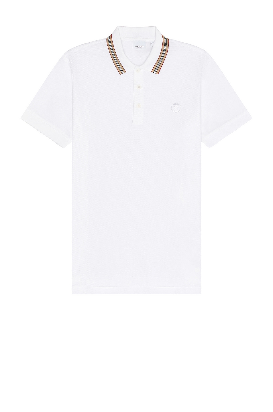 Image 1 of Burberry Pierson Polo in White