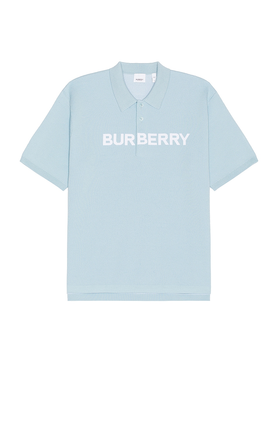 Image 1 of Burberry Fennis Polo in Duck Egg Blue