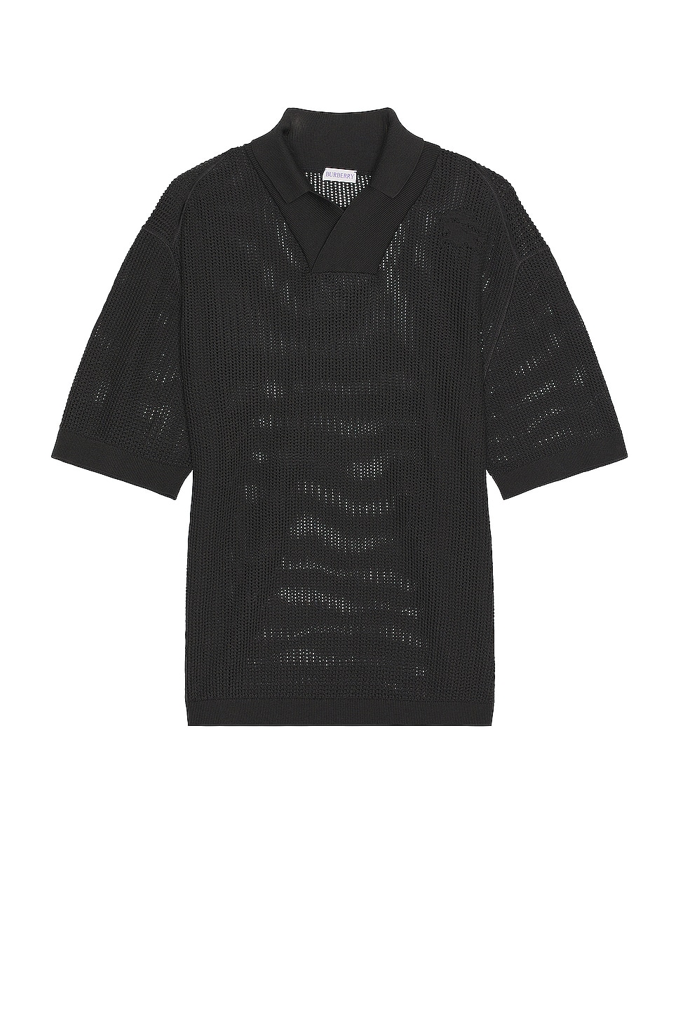 Image 1 of Burberry Short Sleeve Shirt in Onyx