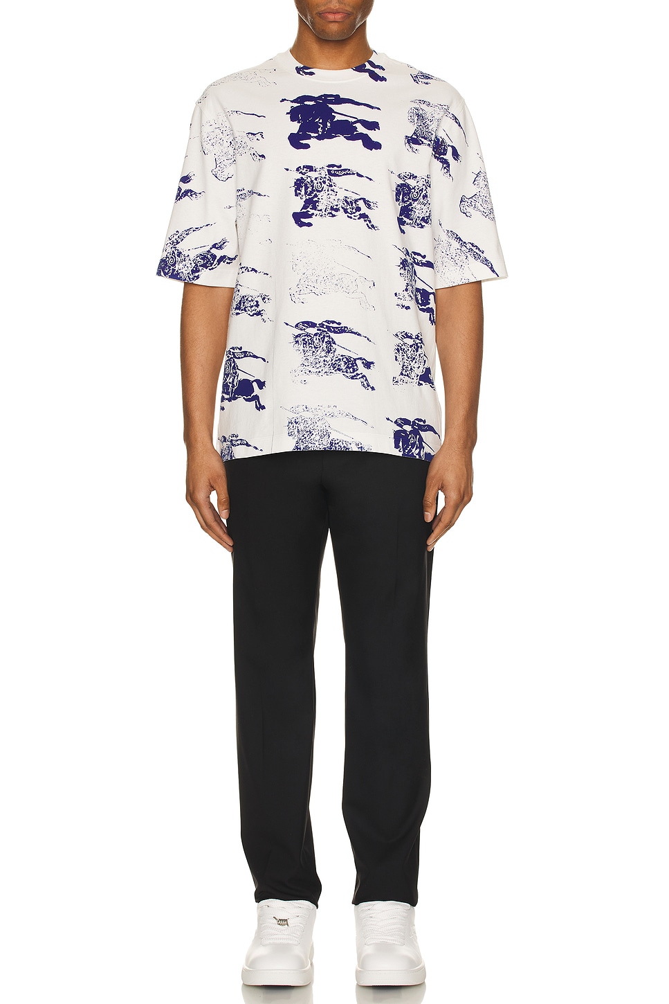 Image 1 of Burberry Graphic Tee in Rain