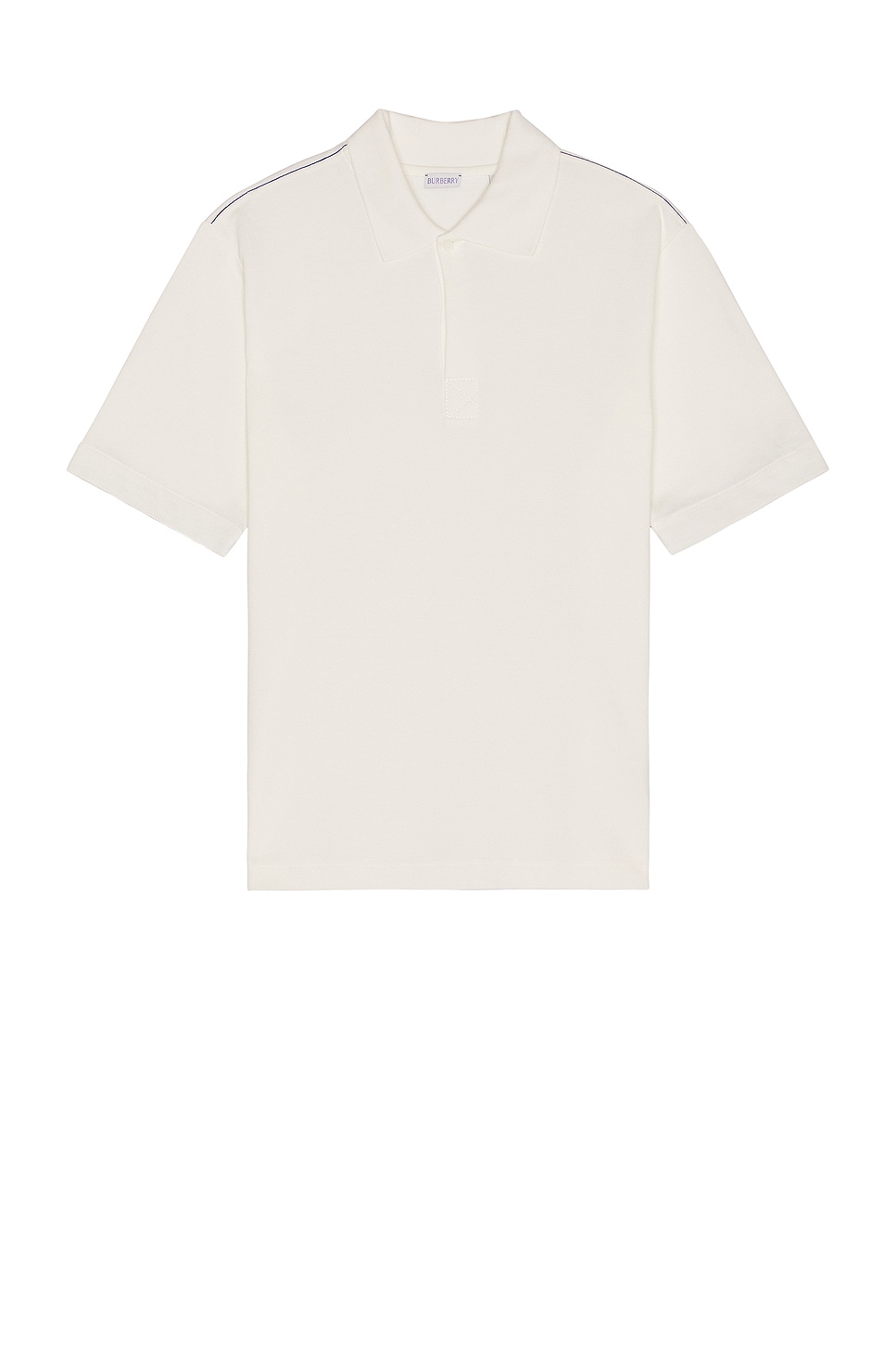 Image 1 of Burberry Basic Polo in Chalk