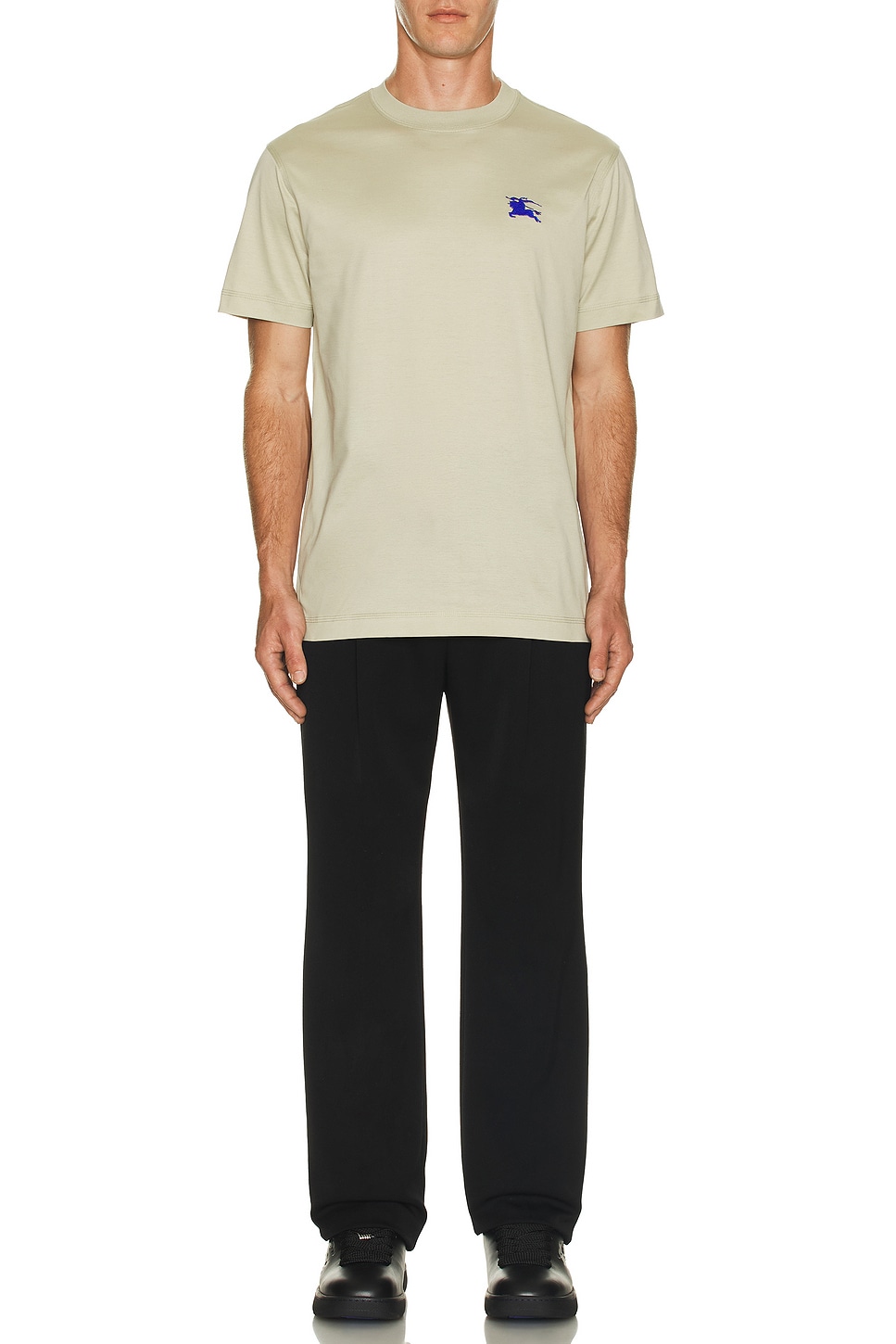 Image 1 of Burberry Logo T-Shirt in Lichen