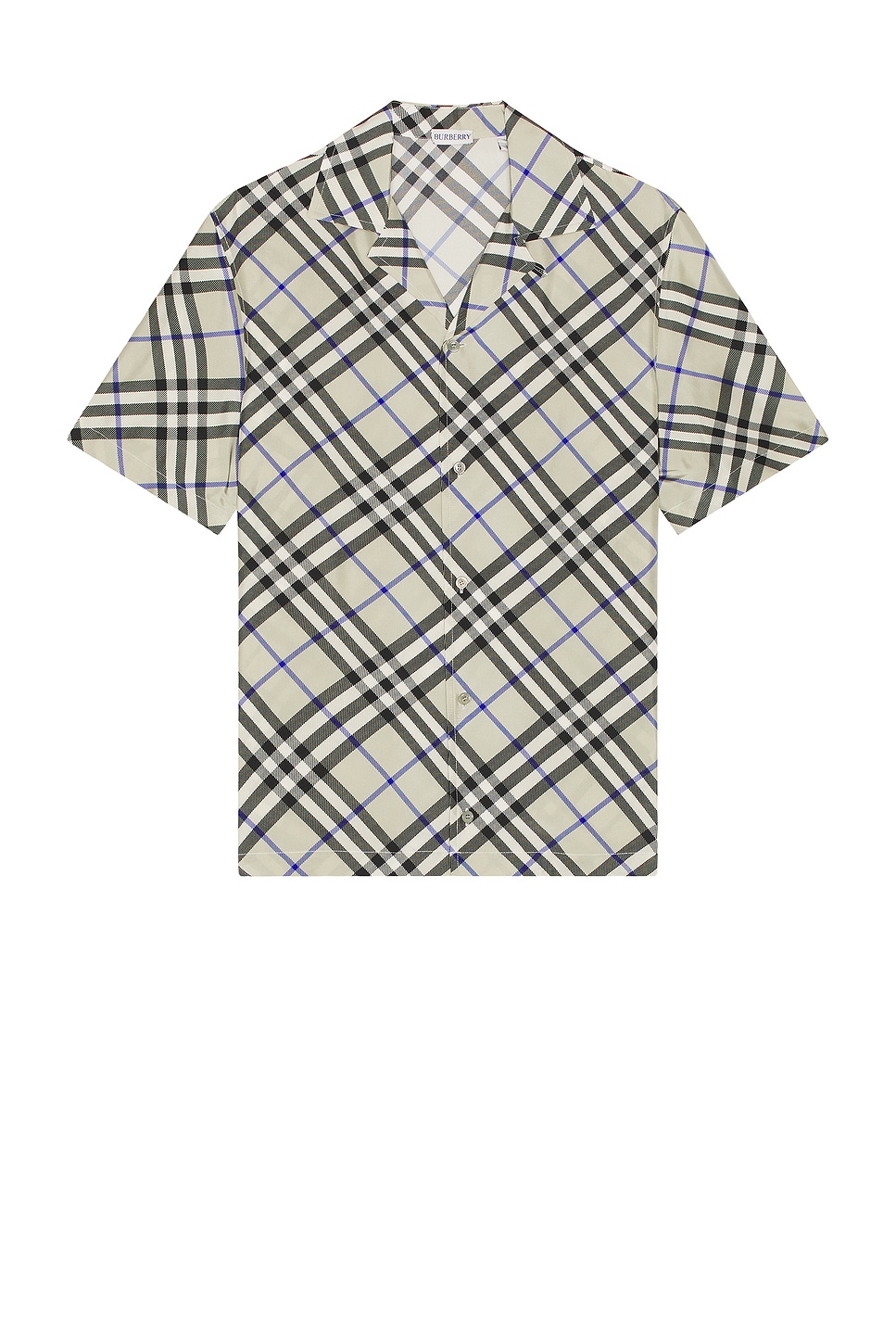 Image 1 of Burberry Ip Check Shirt in Lichen Ip Check