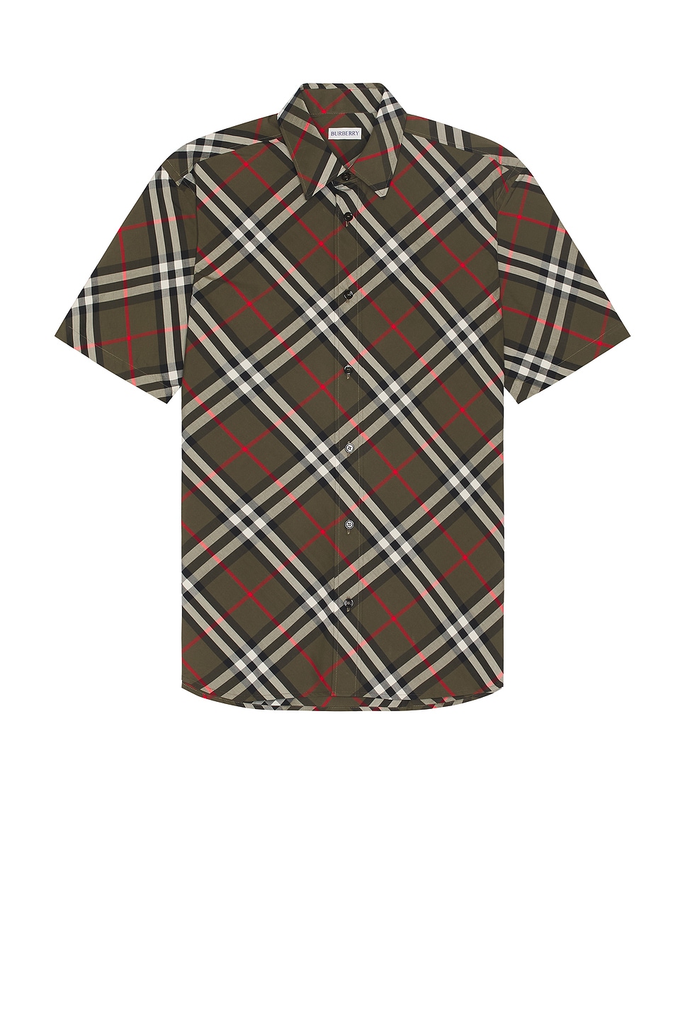 Image 1 of Burberry Check Short Sleeve Shirt in Loch