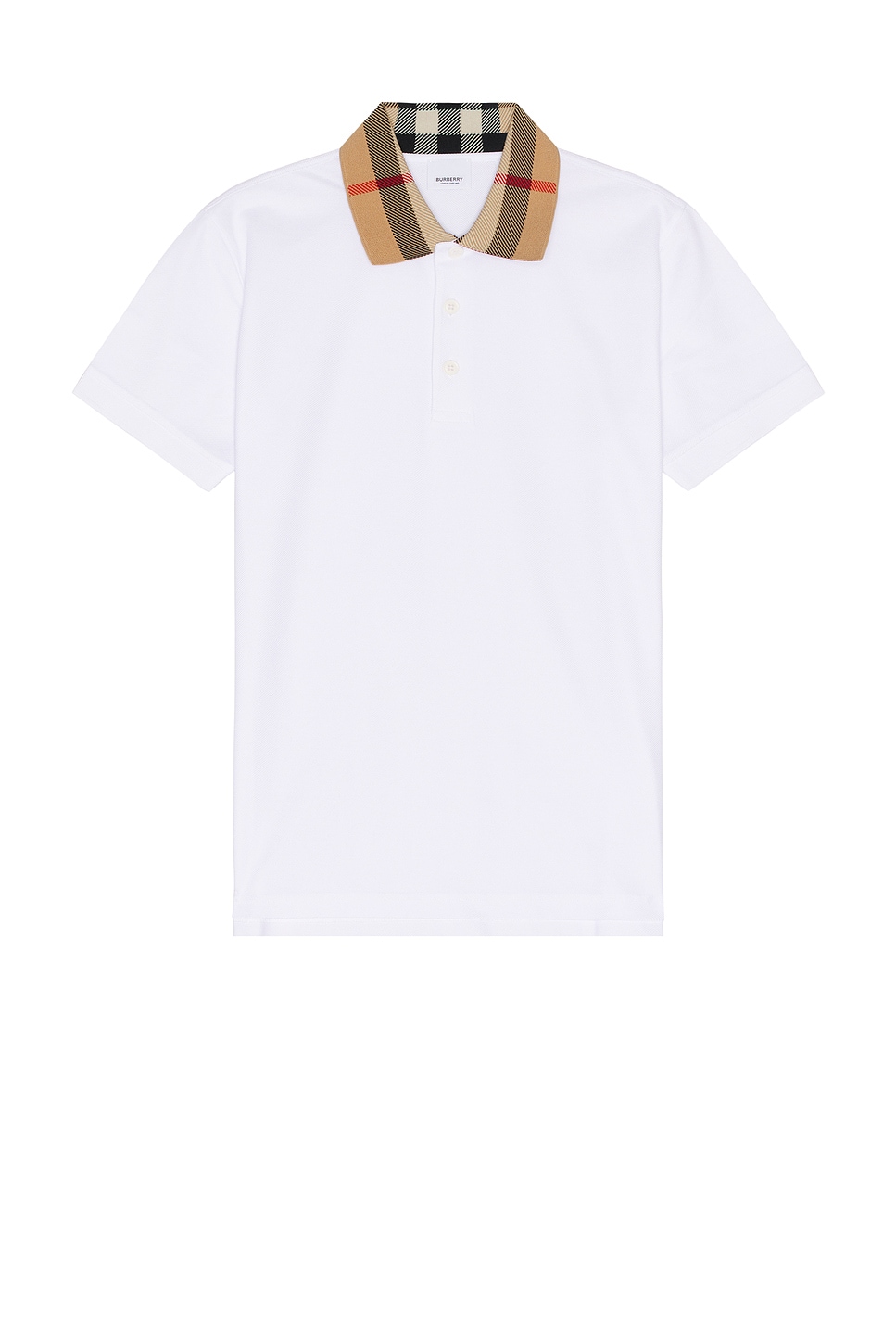 Image 1 of Burberry Cody Polo in White