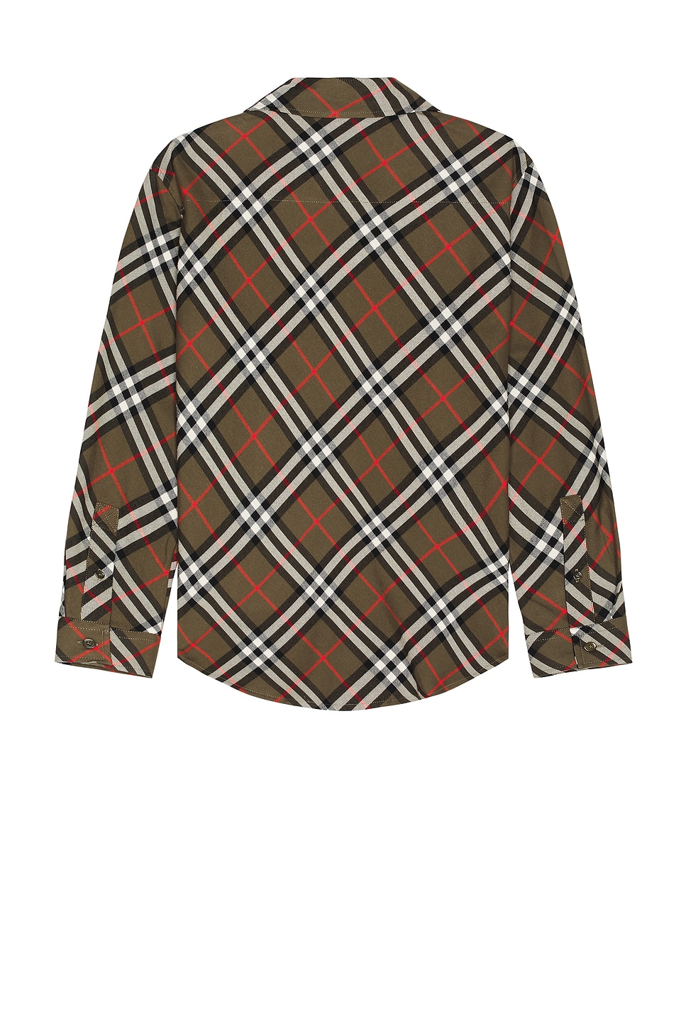 Shop Burberry Check Long Sleeve Shirt In Loch Ip Check