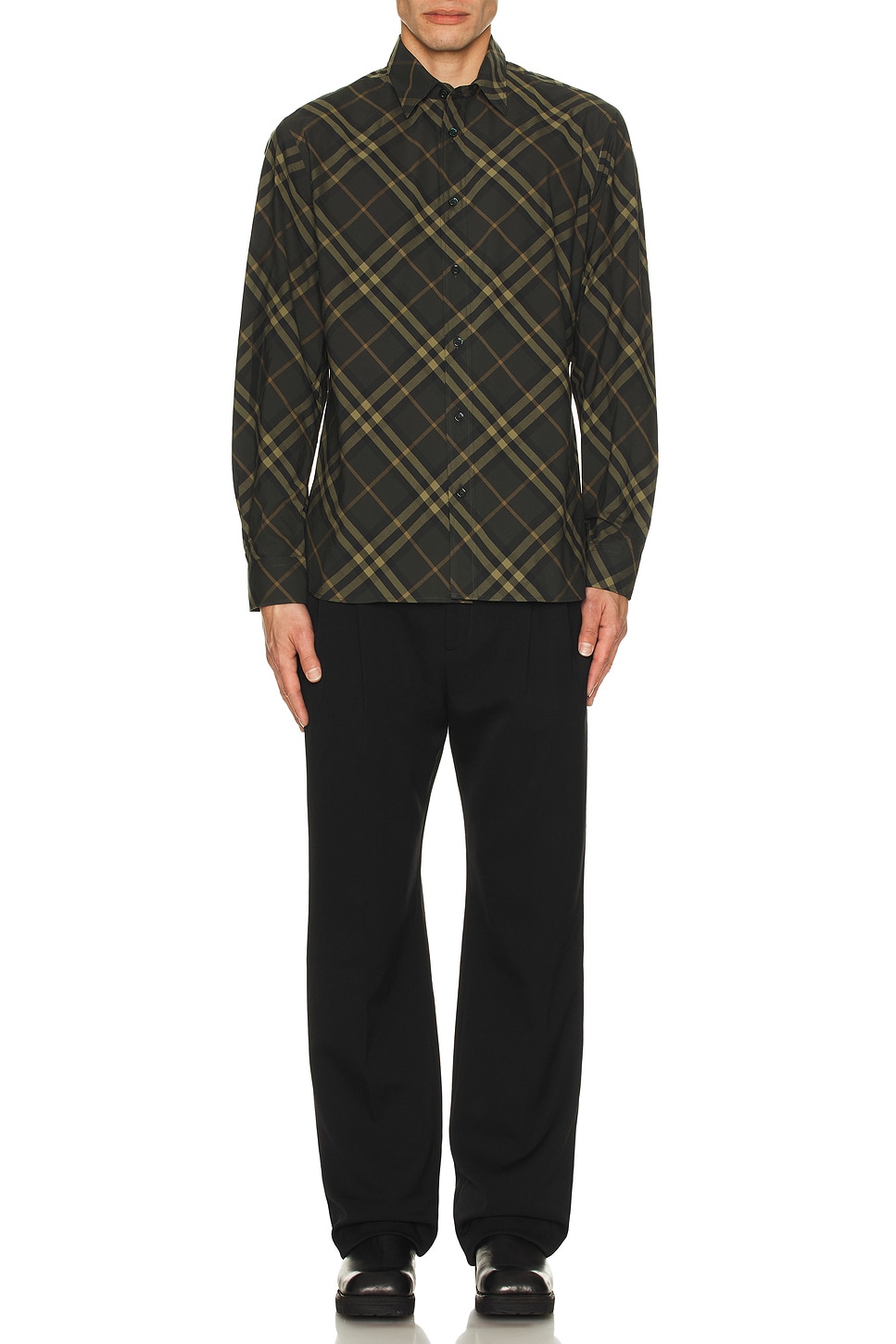 Image 1 of Burberry Long Sleeve Casual Shirt in Shadow Check