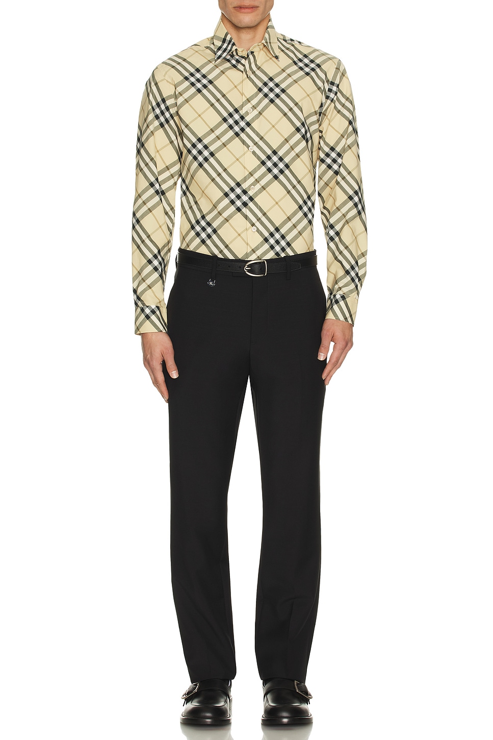Image 1 of Burberry Long Sleeve Casual Shirt in Grain IP Check