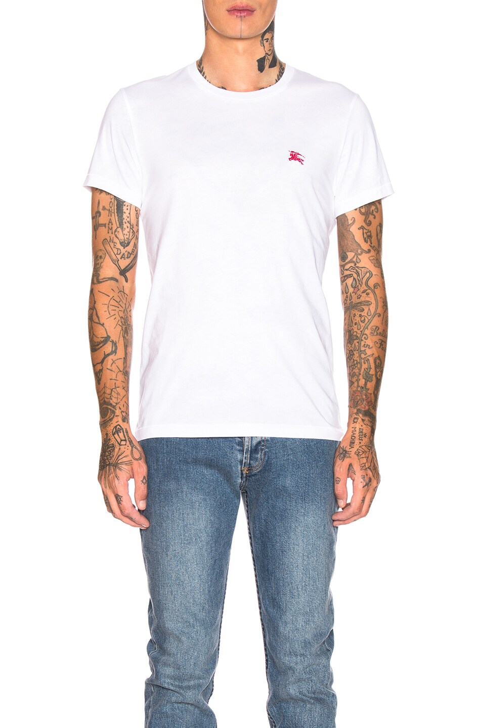 Image 1 of Burberry Joeforth Tee in White