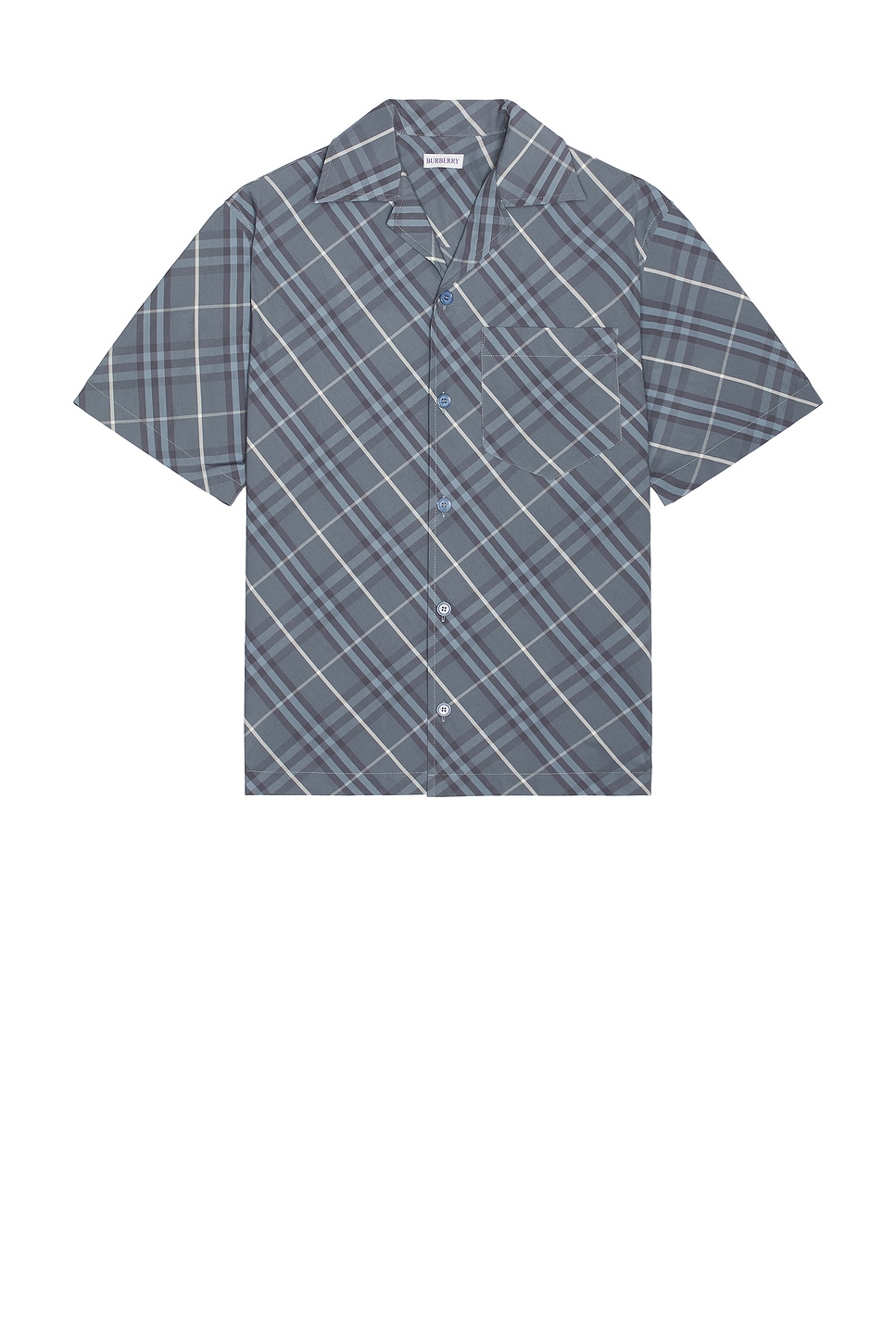 Image 1 of Burberry Check Havana Shirt in Pewter IP Check