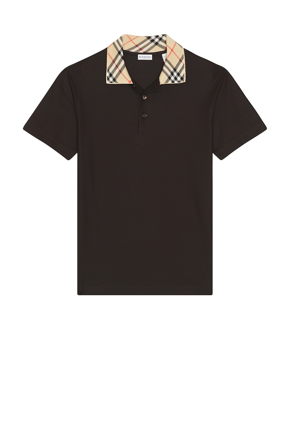 Image 1 of Burberry Evan Polo in Clove Brown