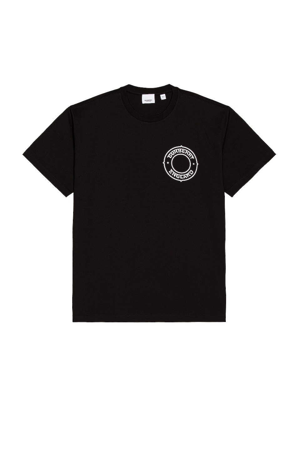 Image 1 of Burberry Circle Logo Tee in Black