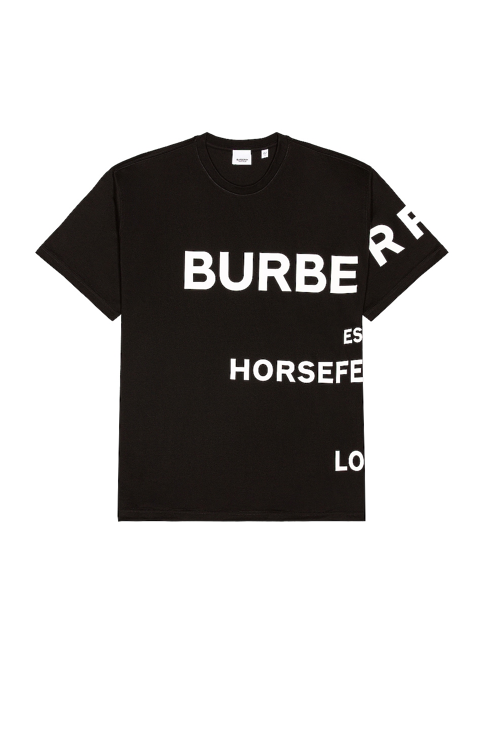 Image 1 of Burberry Exploded Address Tee in Black