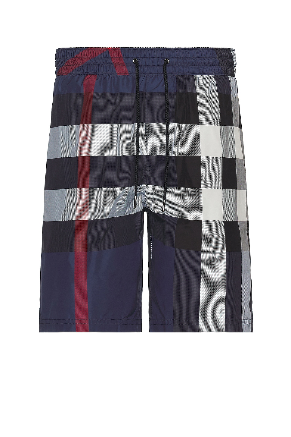 Image 1 of Burberry Guildes Swim Short in Carbon Blue Check
