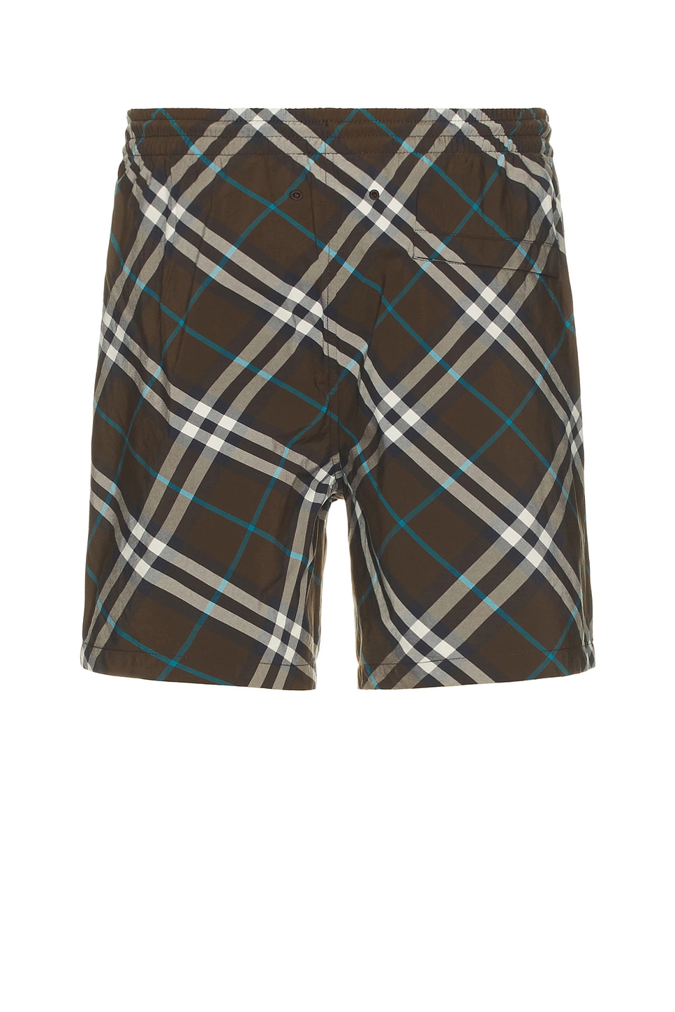 Shop Burberry Check Swim Short In Snug Ip Check