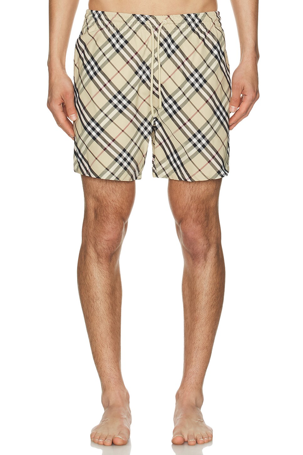 Printed Check Swim Short - Thumbnail 2
