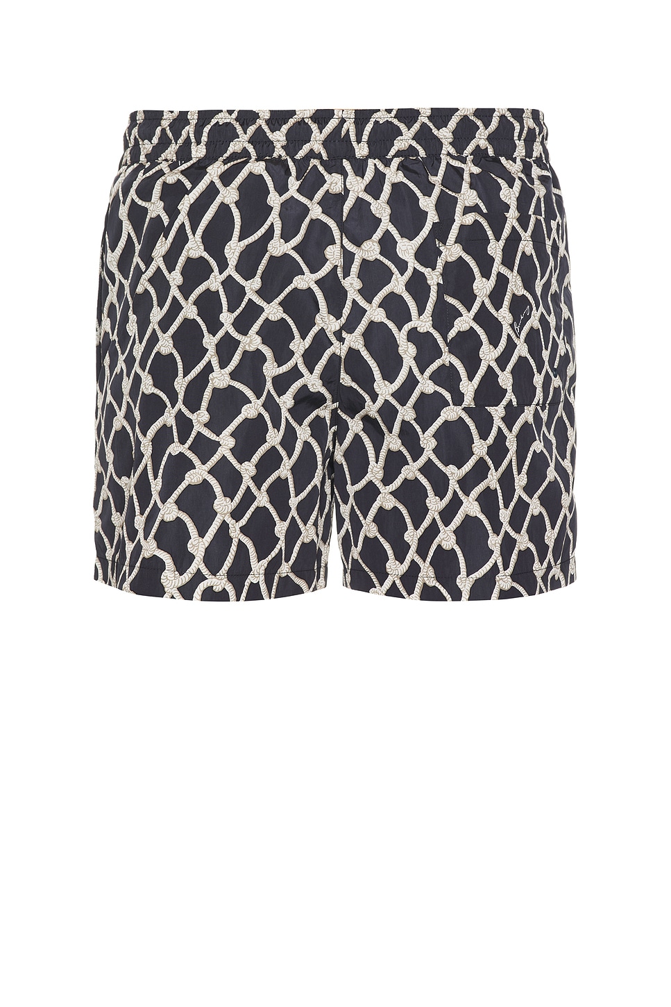 Burberry Printed Swim Short In Magnet Ip Pattern