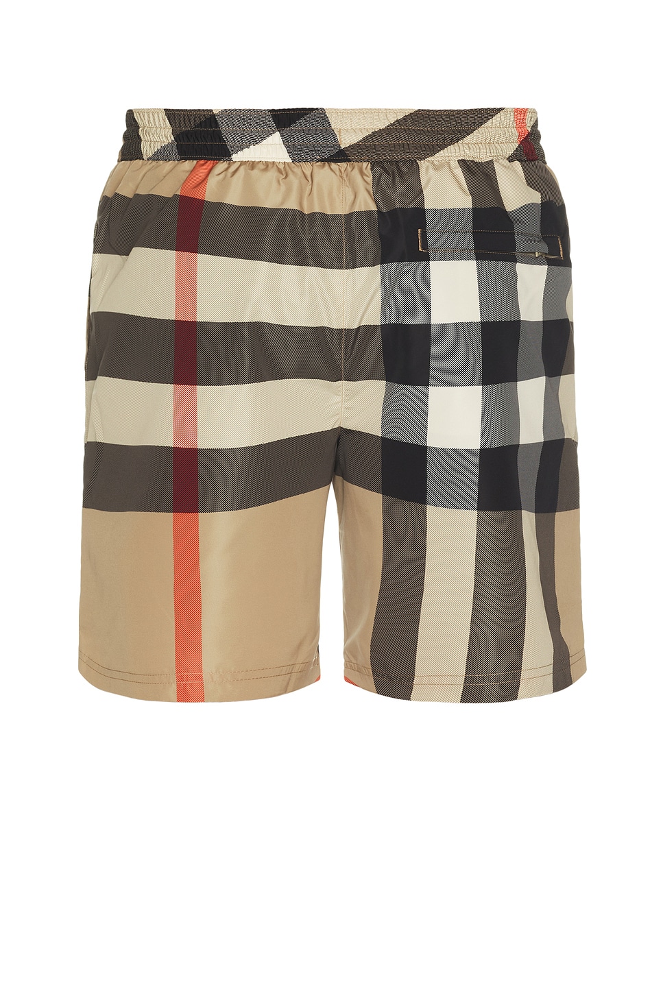 Burberry Beige Check Swim Shorts