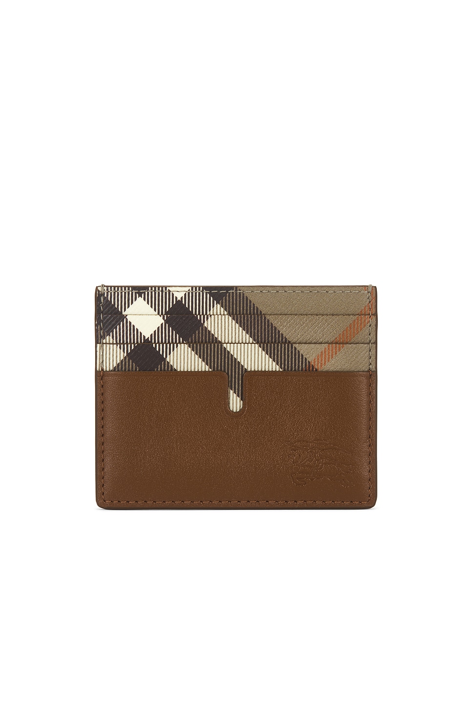 Burberry Tall Sandon Pop Check Card Holder