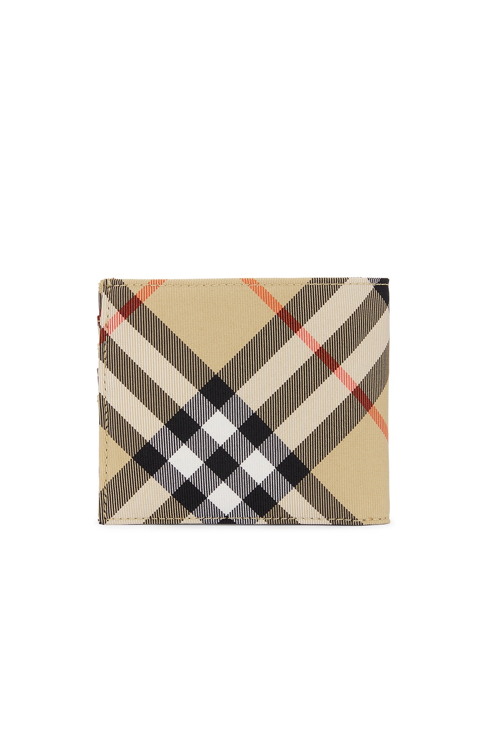 Shop Burberry Bi-fold Wallet In Sand