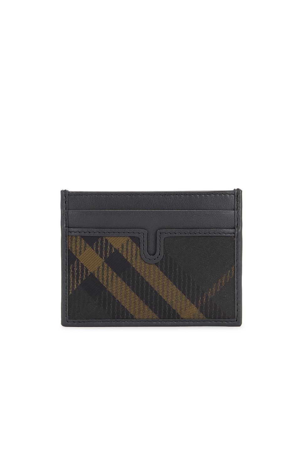 Shop Burberry Card Holder In Shadow