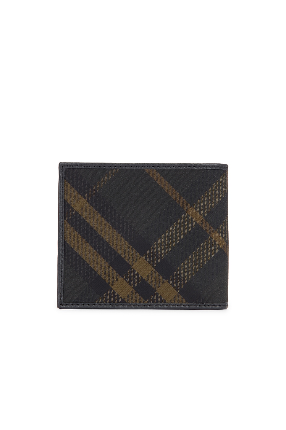 Shop Burberry Billfold Wallet In Shadow