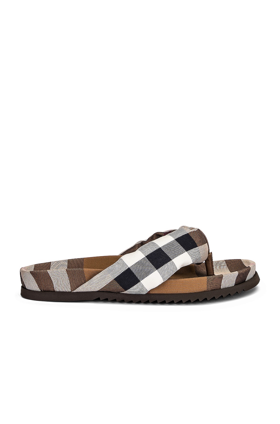 Image 1 of Burberry Duncannon Sandal in Birch Brown Check