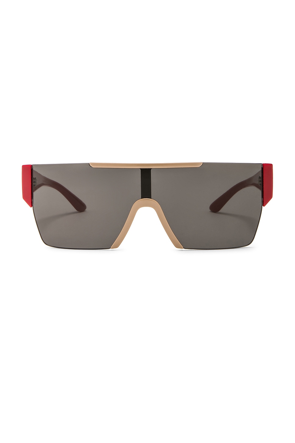 Square Sunglasses in Burgundy