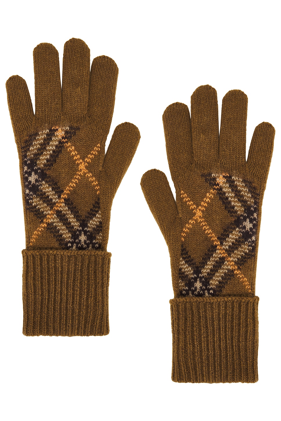 Shop Burberry Cashmere Gloves In Shrew