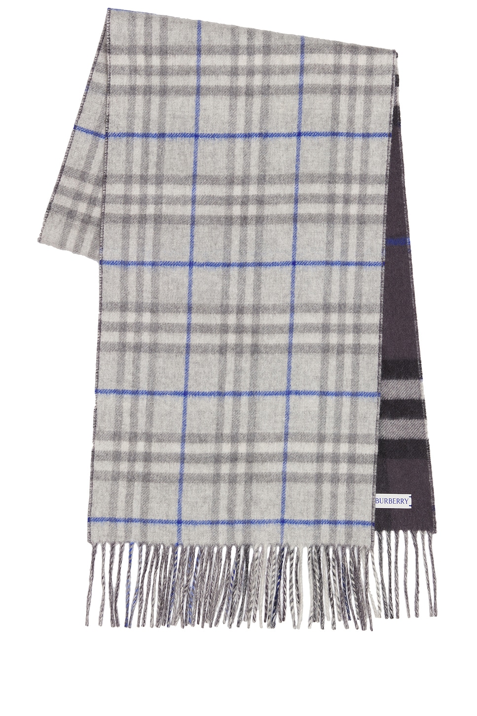 Check Scarf in Grey