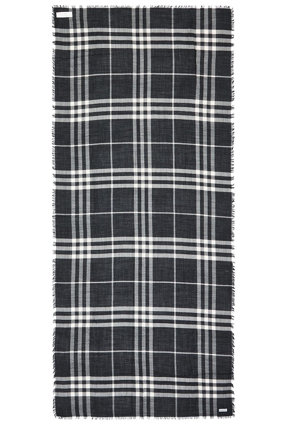 Burberry Giant Scarf In Black