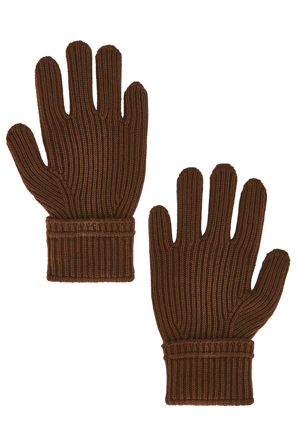 Burberry Patch Gloves In Brown