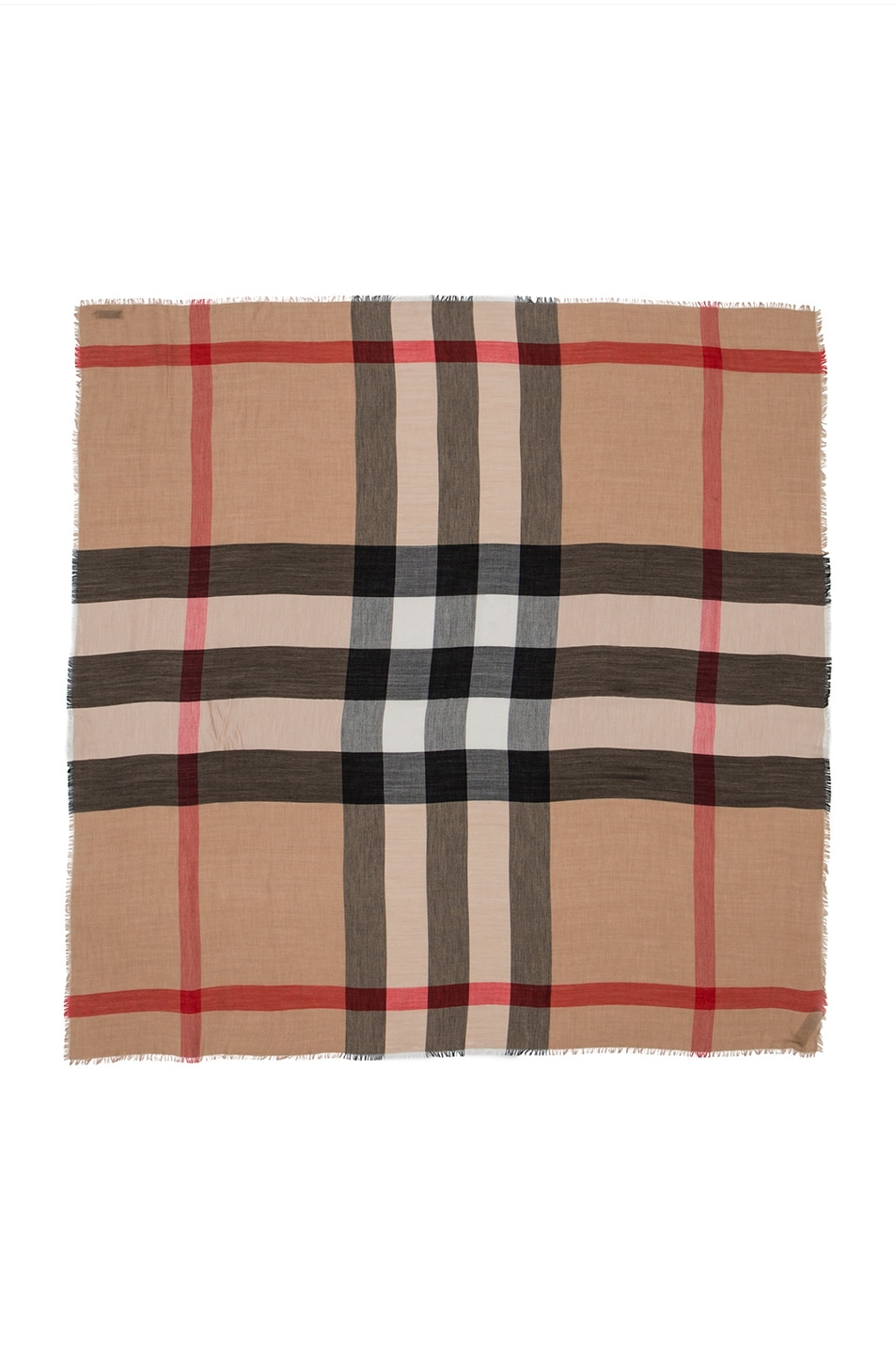 burberry tan plaid scarf