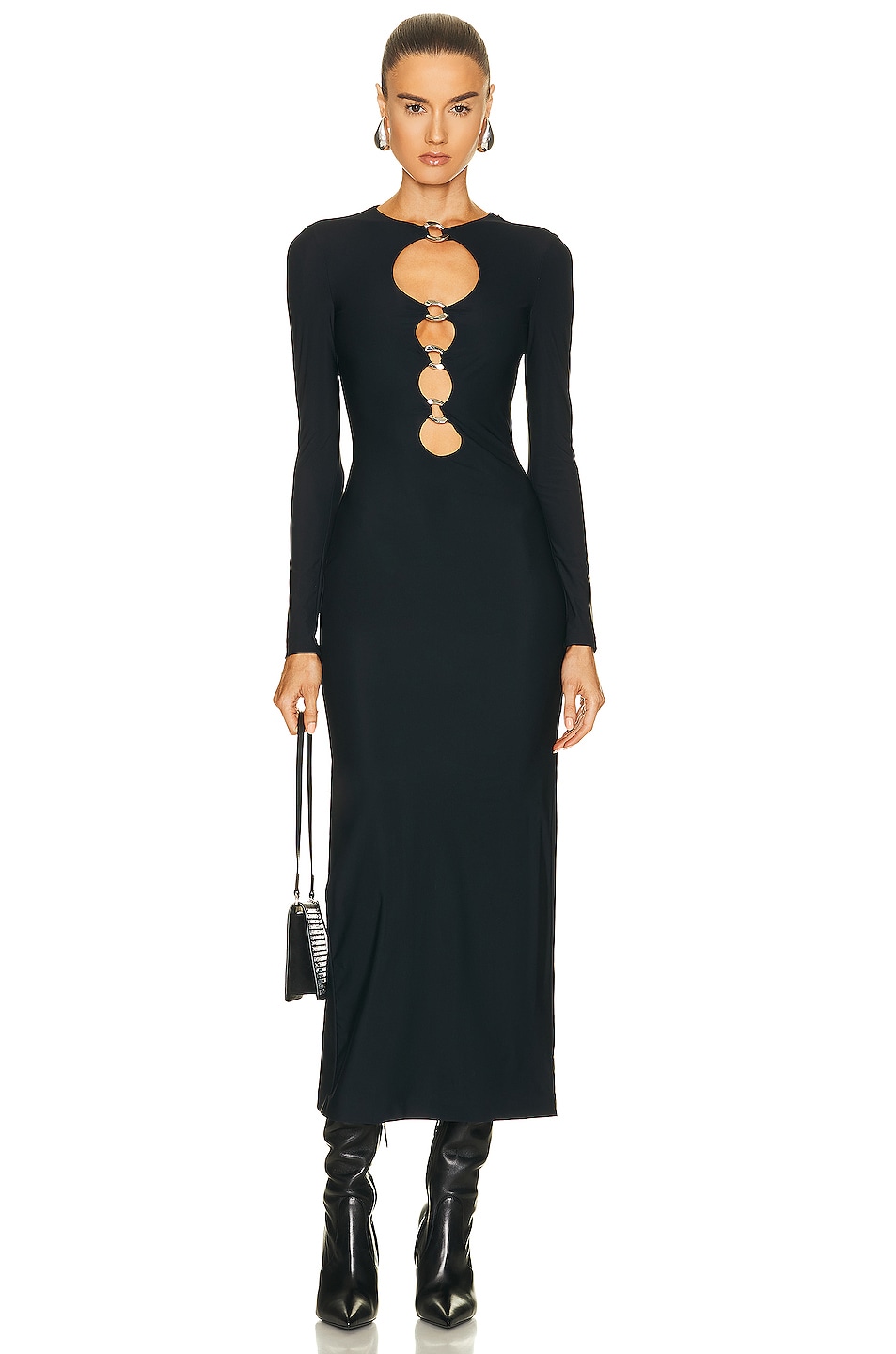 Image 1 of Burberry Corrine Gown in Black