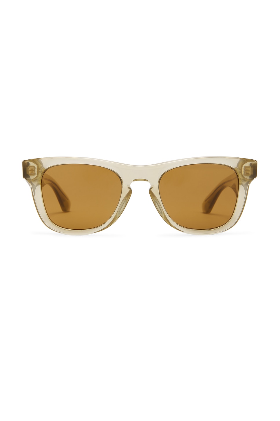 Shop Burberry Square Sunglasses In Beige