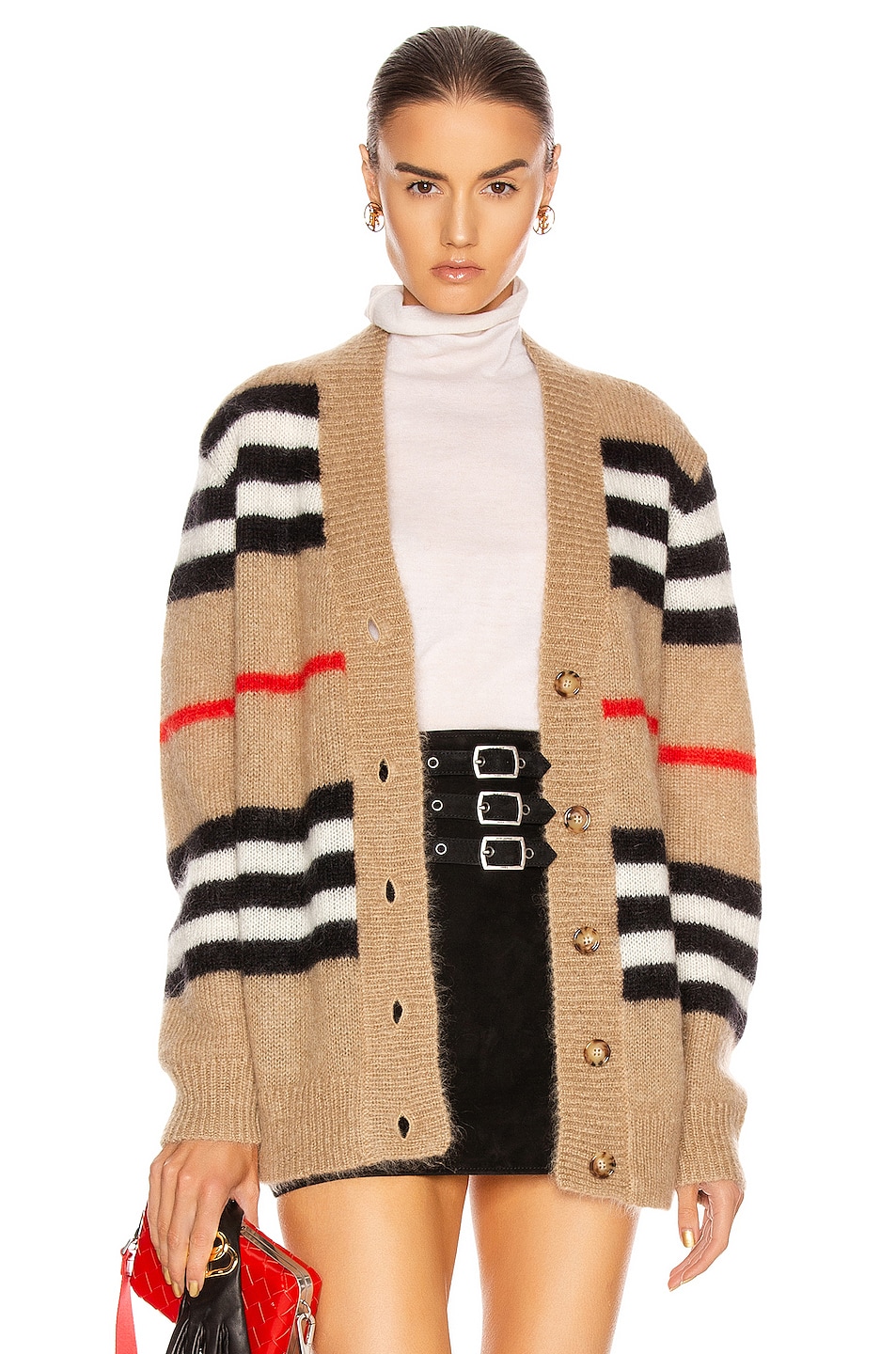 Image 1 of Burberry Gamtoos Cardigan in Archive Beige