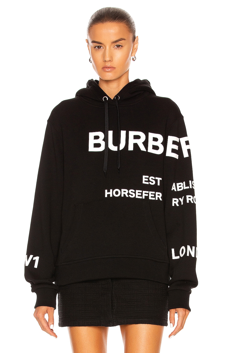 Image 1 of Burberry Poulter Sweatshirt in Black