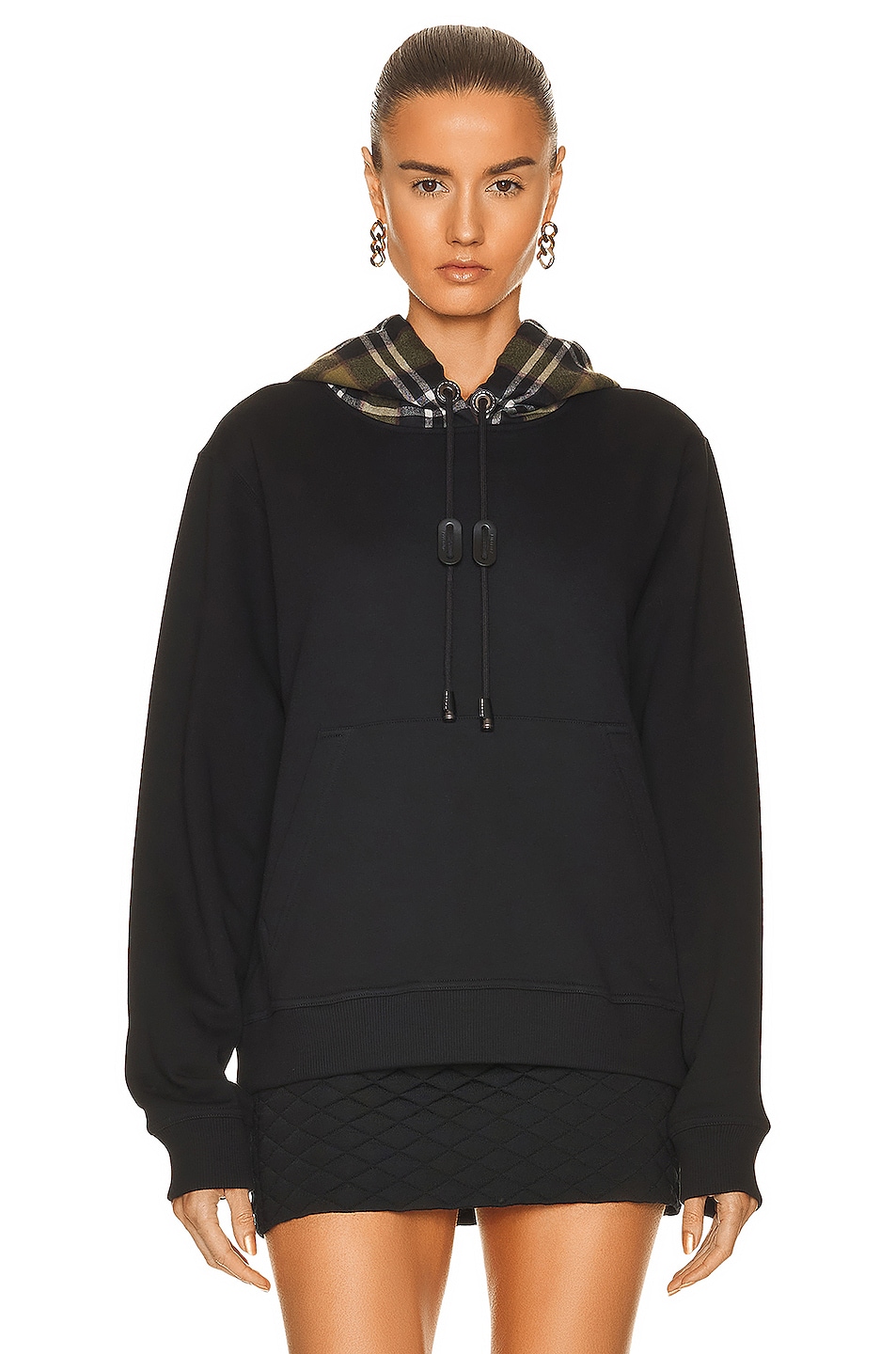 Image 1 of Burberry Poulter Hoodie in Black