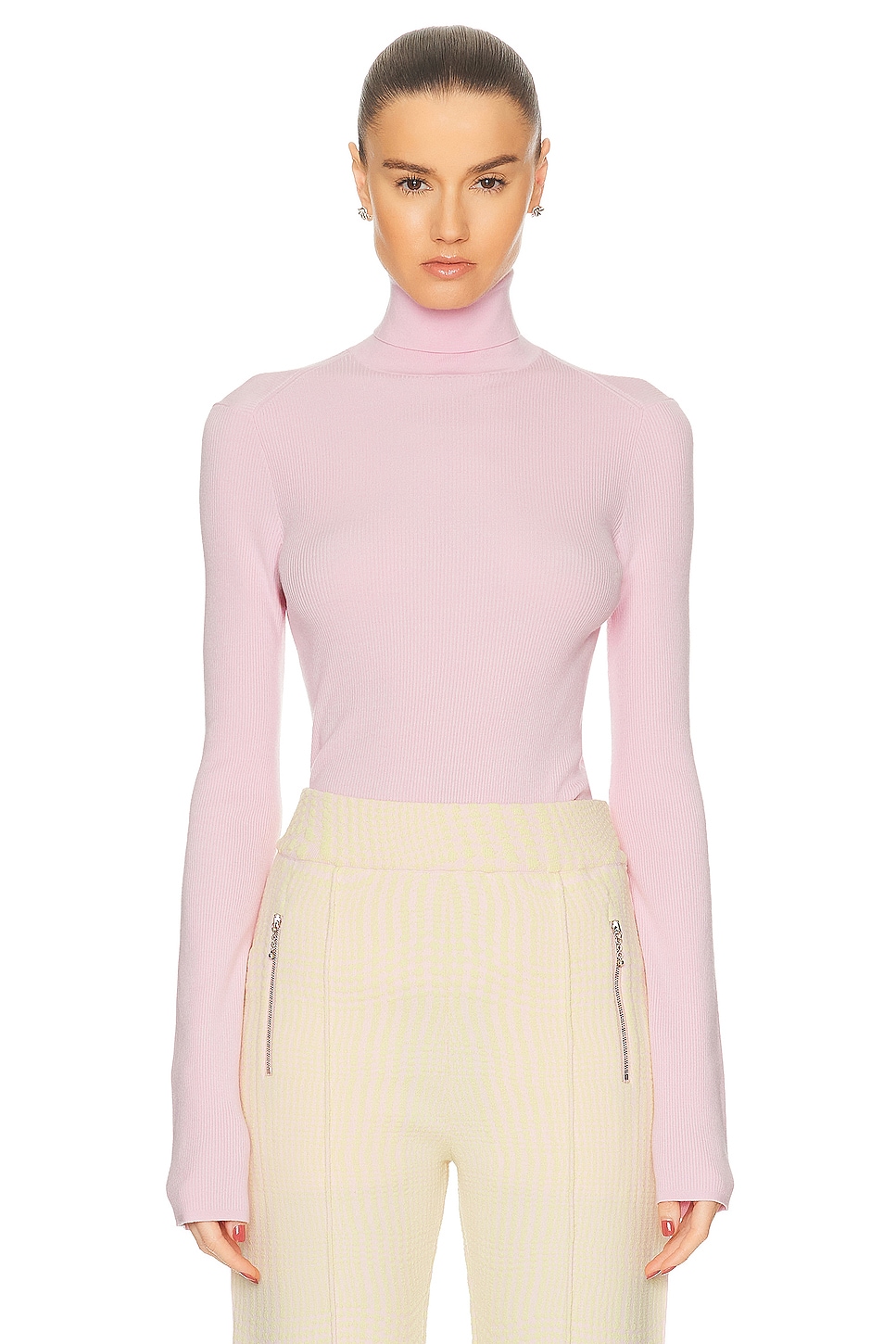 Image 1 of Burberry Turtleneck Sweater in Cameo