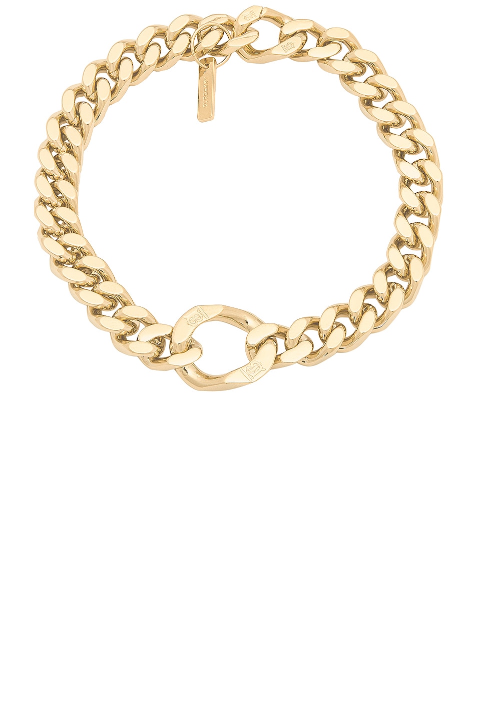 Image 1 of Burberry Chain Choker in Light Gold