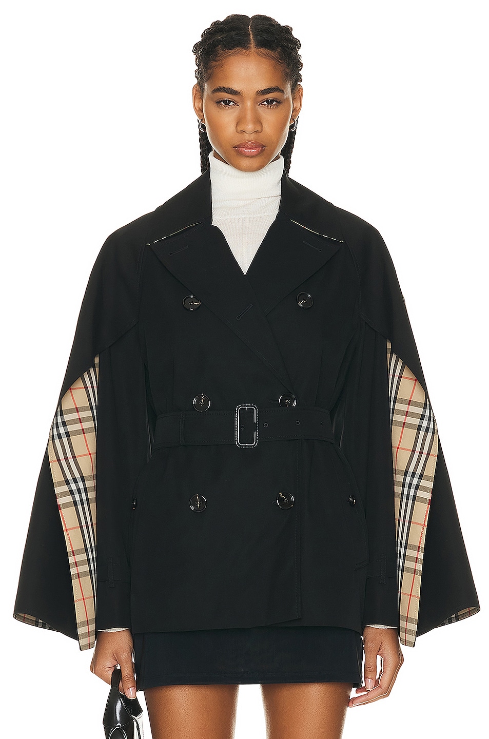 Image 1 of Burberry Trench Coat in Black