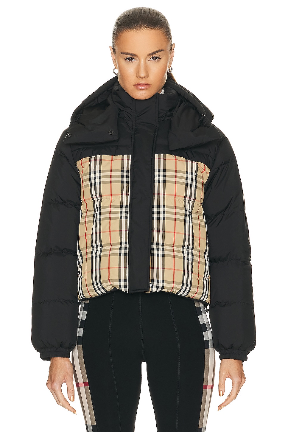 Image 1 of Burberry Puffer Jacket in Archive Beige IP Check