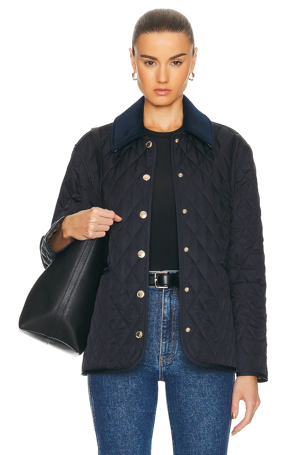 Image 1 of Burberry Dranefeld Jacket in Midnight