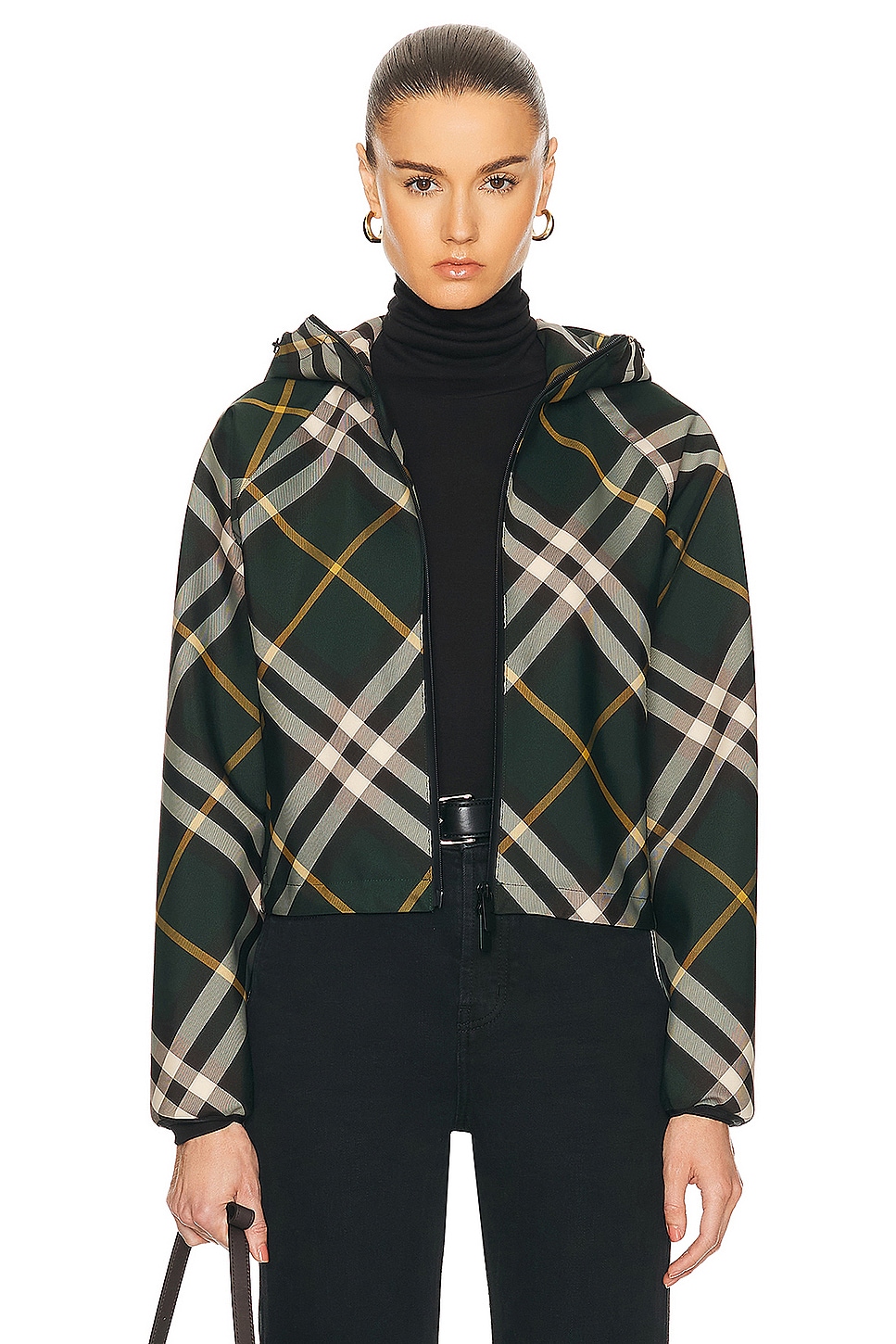 Image 1 of Burberry Check Jacket in Ivy Check