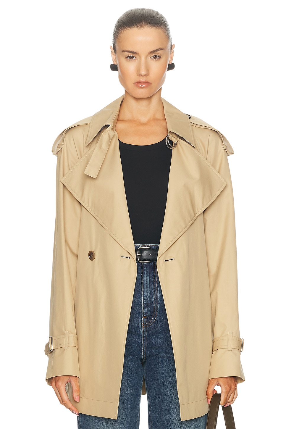 Trench Jacket in Tan