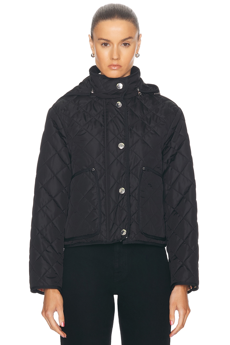 Shop Burberry Humbie Jacket In Black